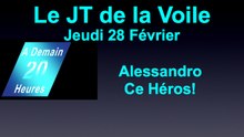 JT Voile Jeudi 28 Février Francais Alessandro Arrivée