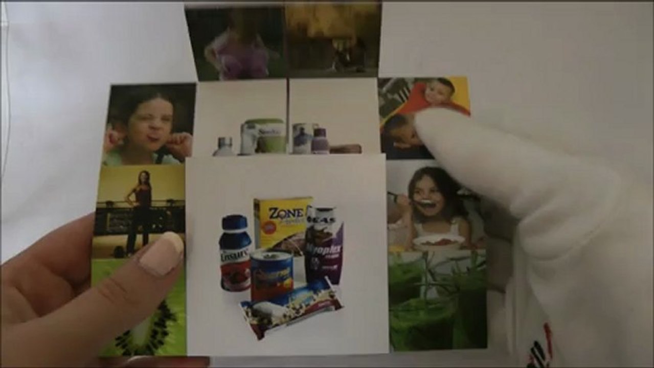 Faltkarte Verwandlungskarte als Werbemittel