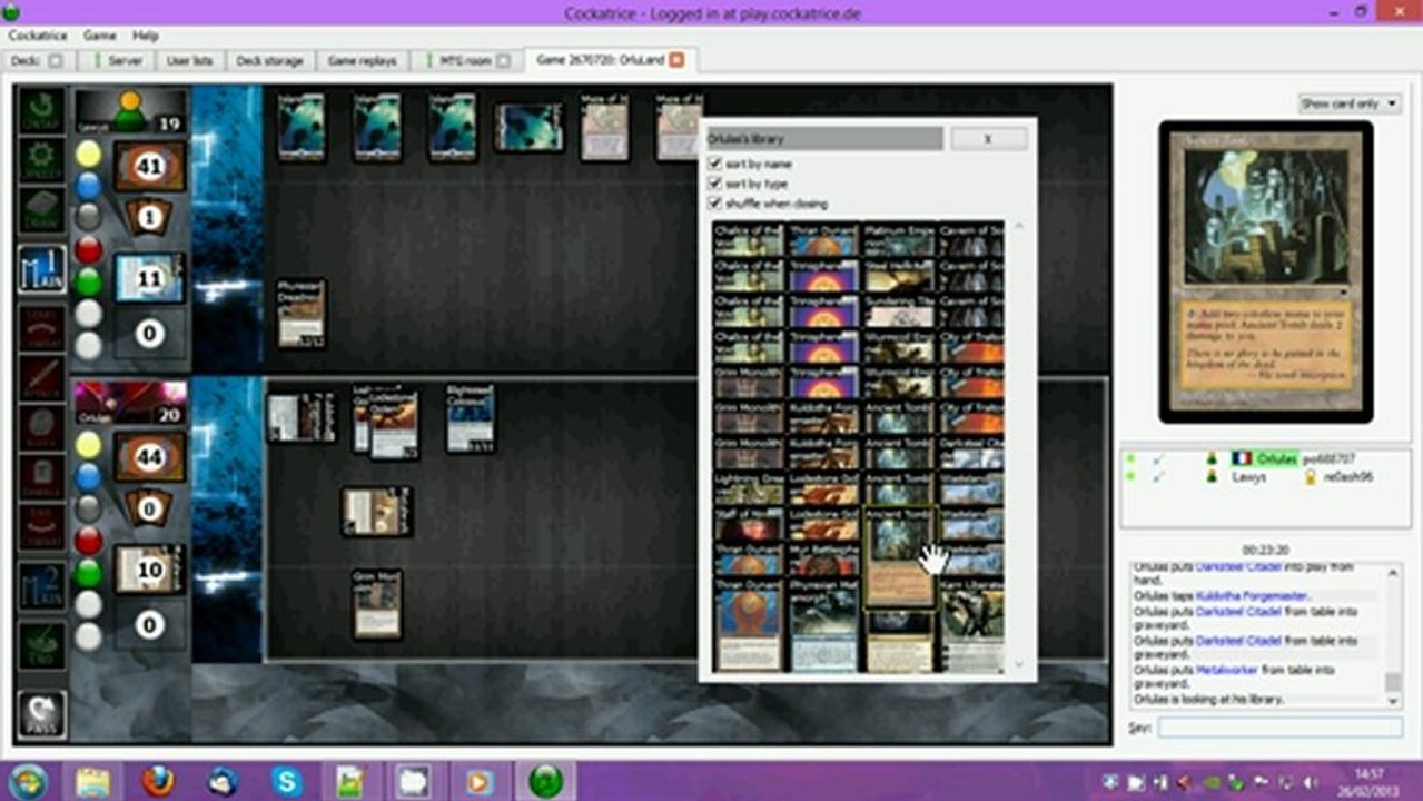 MTG ep012, MUD vs StifleDreadnought