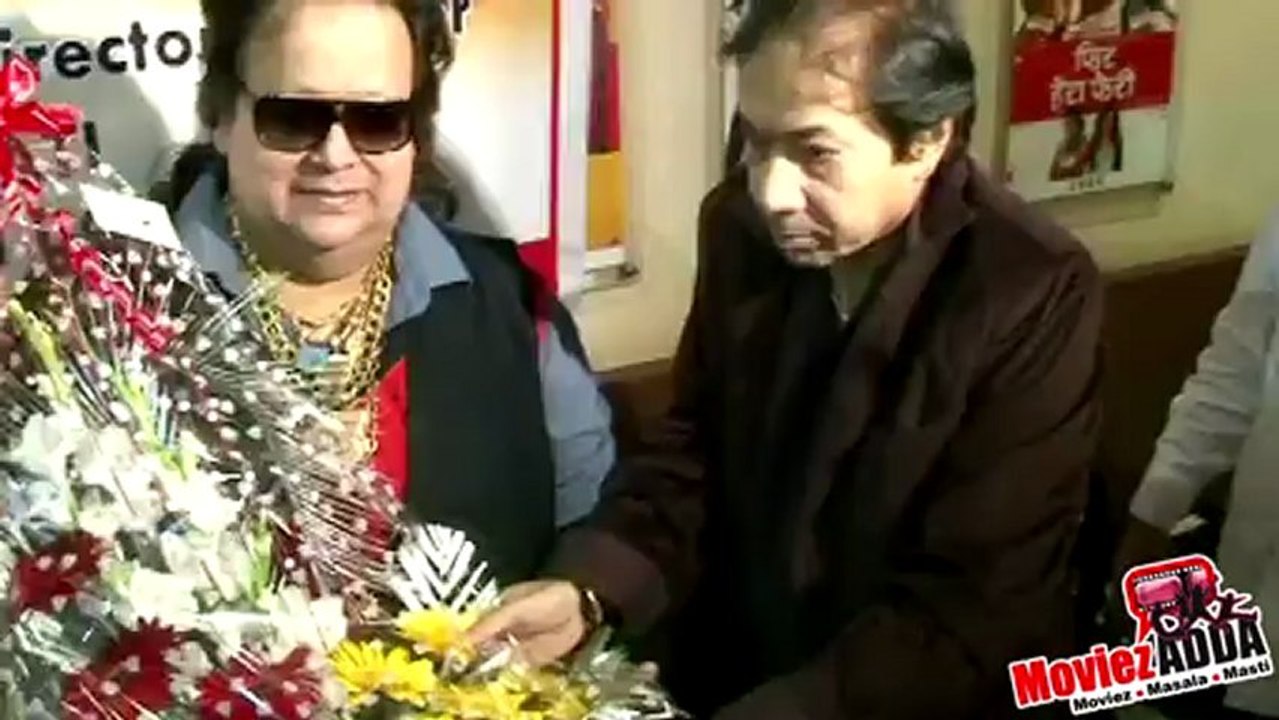 Bappi Lahiri @ Song Recording Of Film 'Mafia Big Boss' !