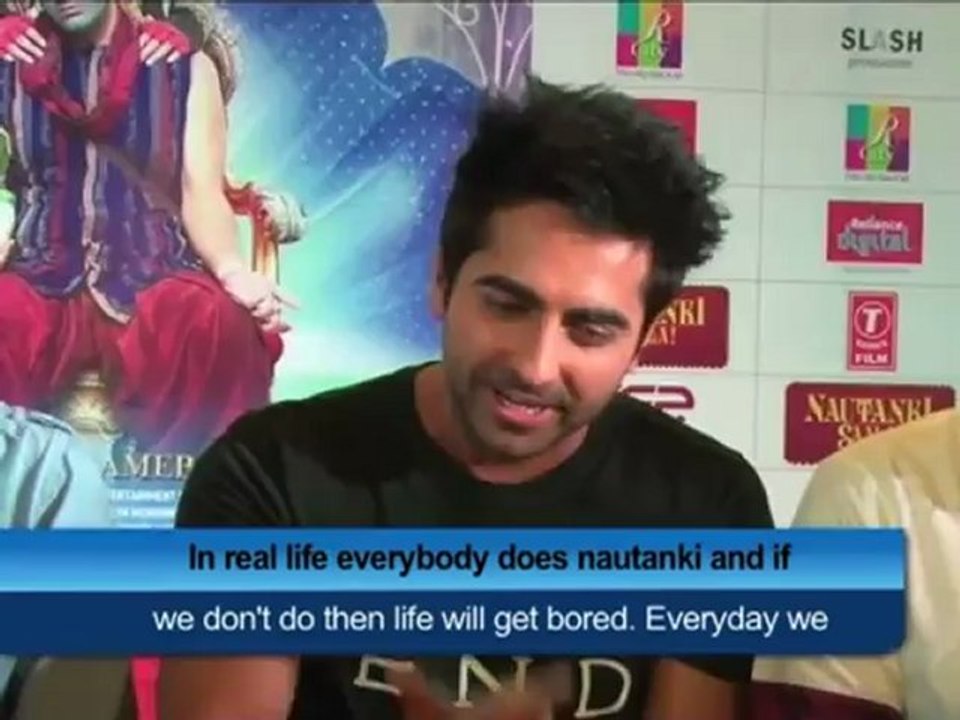 Nautanki important in real life for Ayushmann