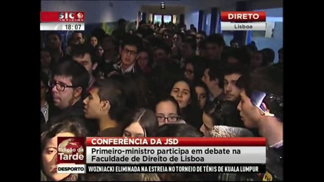 2013.02.27 Passos Coelho apupado na Faculdade de Direito de Lisboa