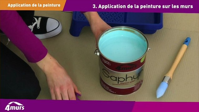 Peinture murale, plafond ou de finition : comment peindre une pièce