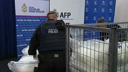 Record meth drugs haul in Australia