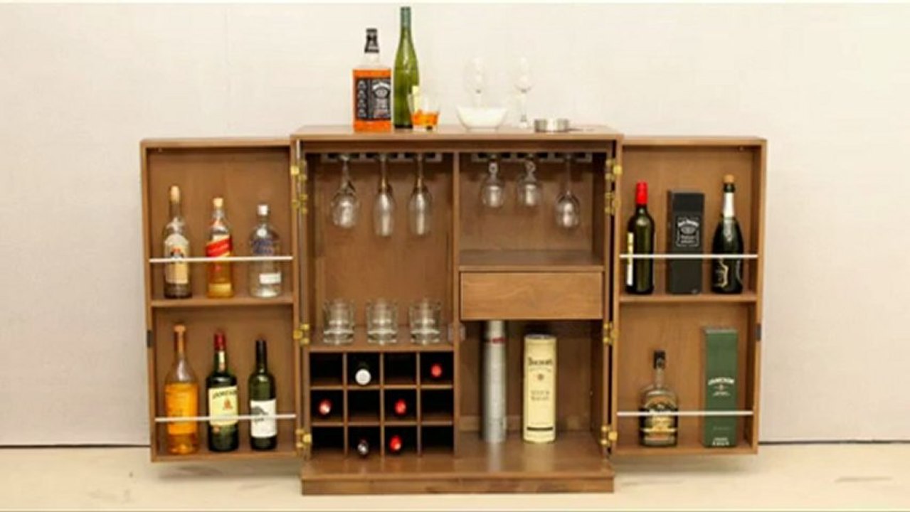Fab Home Stamford Bar Cabinet - FabFurnish.com