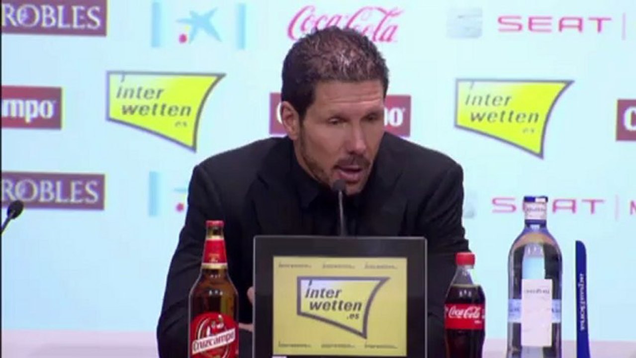 Coupe du Roi - Simeone : "Tout simplement heureux"
