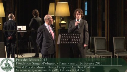 Prix des Muses 2013 - Grand Prix