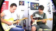 Improv Guitar Jam ♫ Major Rock ♫ Satriani Inspired Backing Track