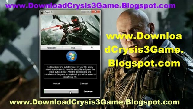 Crysis 3 Crack Leaked - Free Download - Xbox 360 - PS3 - PC