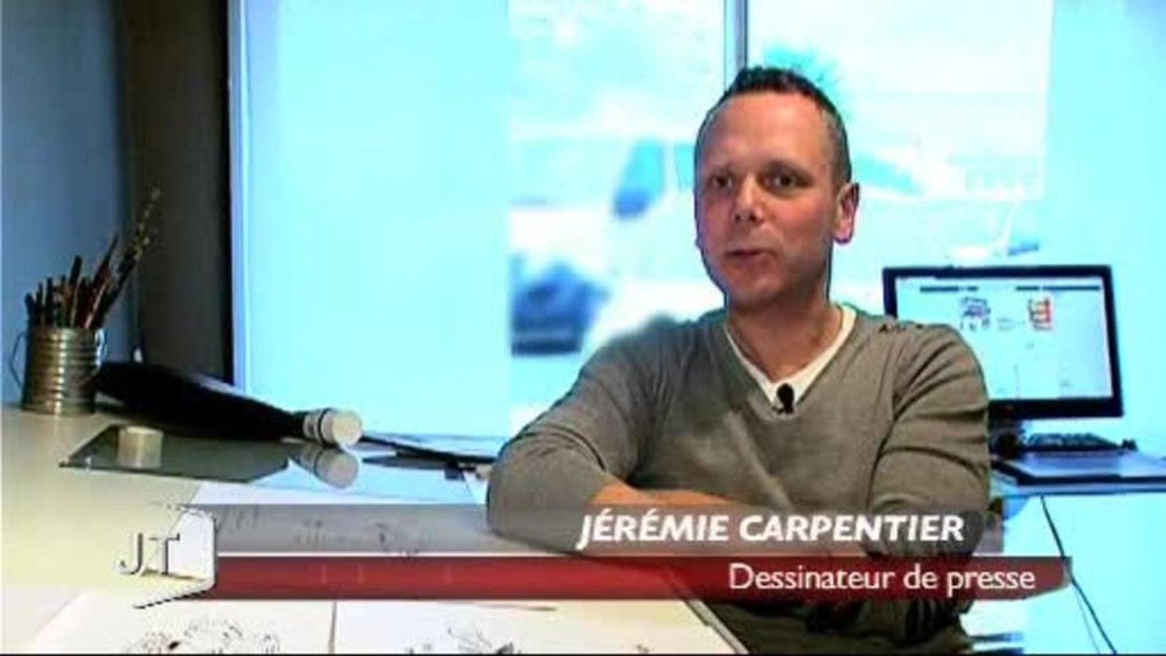 Portrait d’un caricaturiste de presse (Vendée)