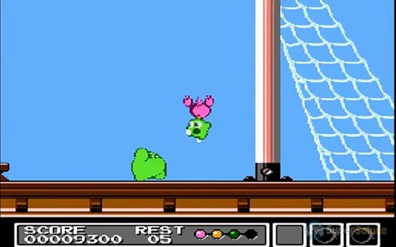 Mr Gimmick! Les trois premiers niveaux de la peluche