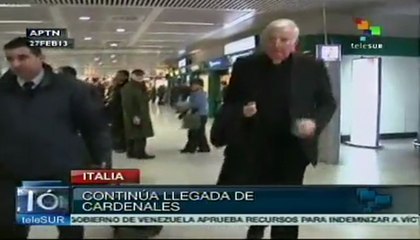 Siguen llegando cardenales al Vaticano