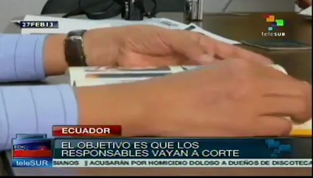 Padres de víctimas del ataque a Sucumbíos visitaron Ecuador