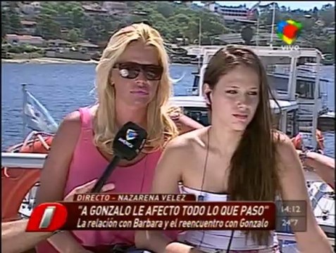 Pronto.com.ar Nazarena habla de su reencuentro con Gonzalo