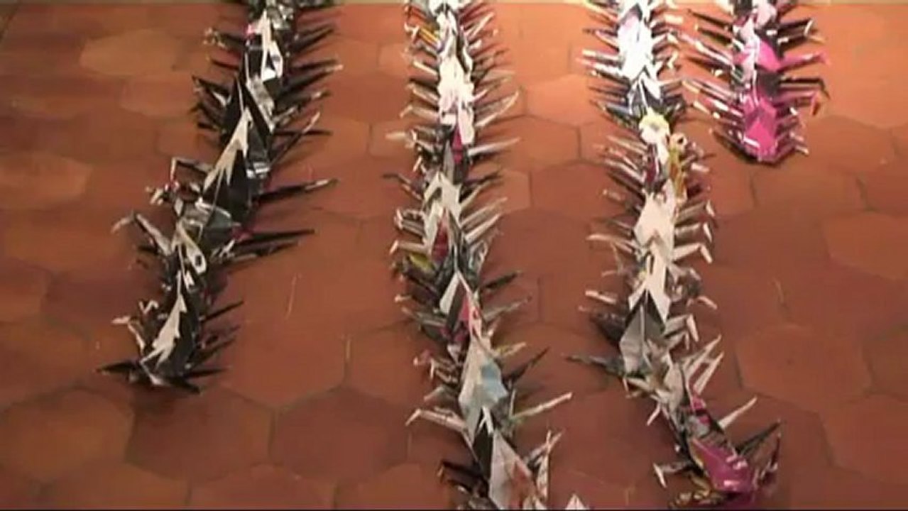 Saint-Leu-la-Forêt à l’heure japonaise : exposition d’origami réalisée par Kim Quach