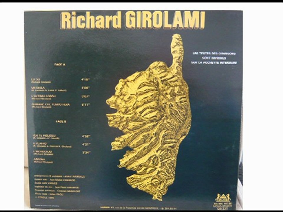 Girolami Richard - U isula - dumane chi tempu ferà ? (1985)
