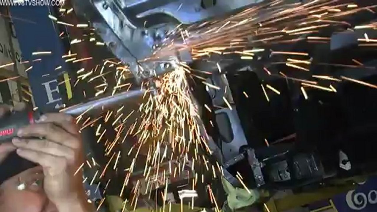 1969 Mustang BOSS 302.0 CJ Pony Parts Quarter Panel Install Video Pt. 1 V8TV