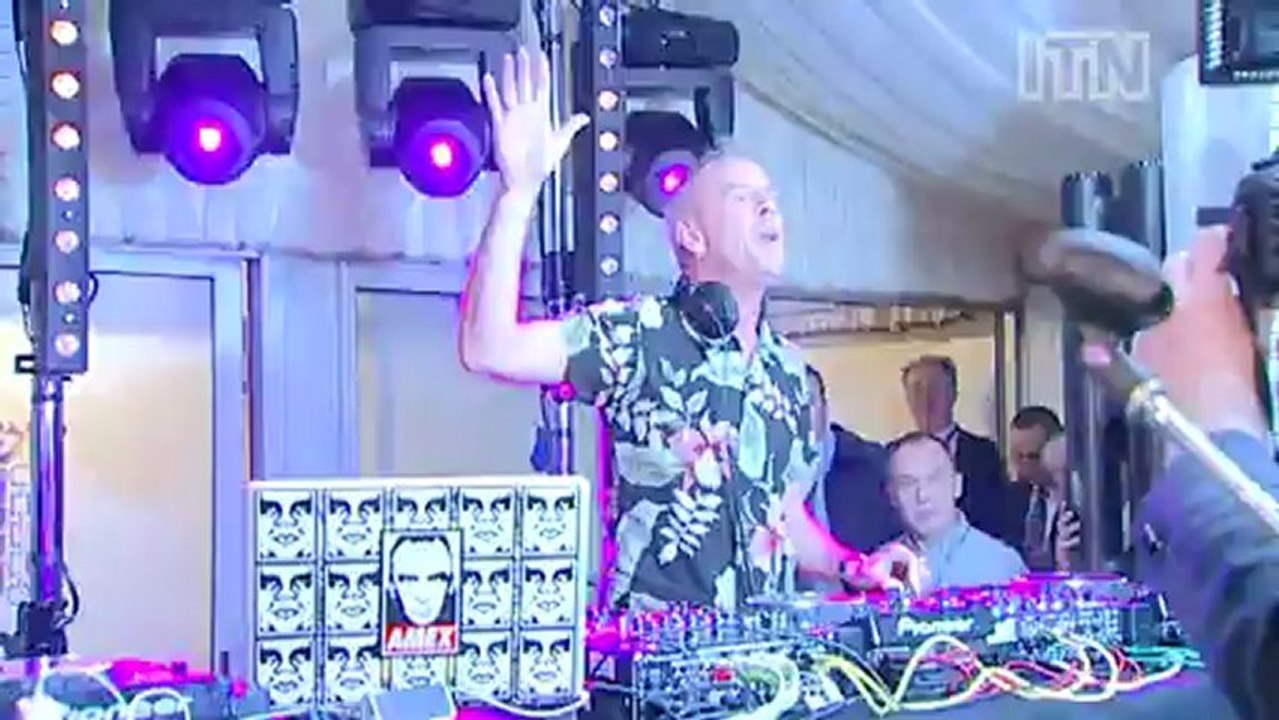 Fatboy Slim DJs in the House of Commons