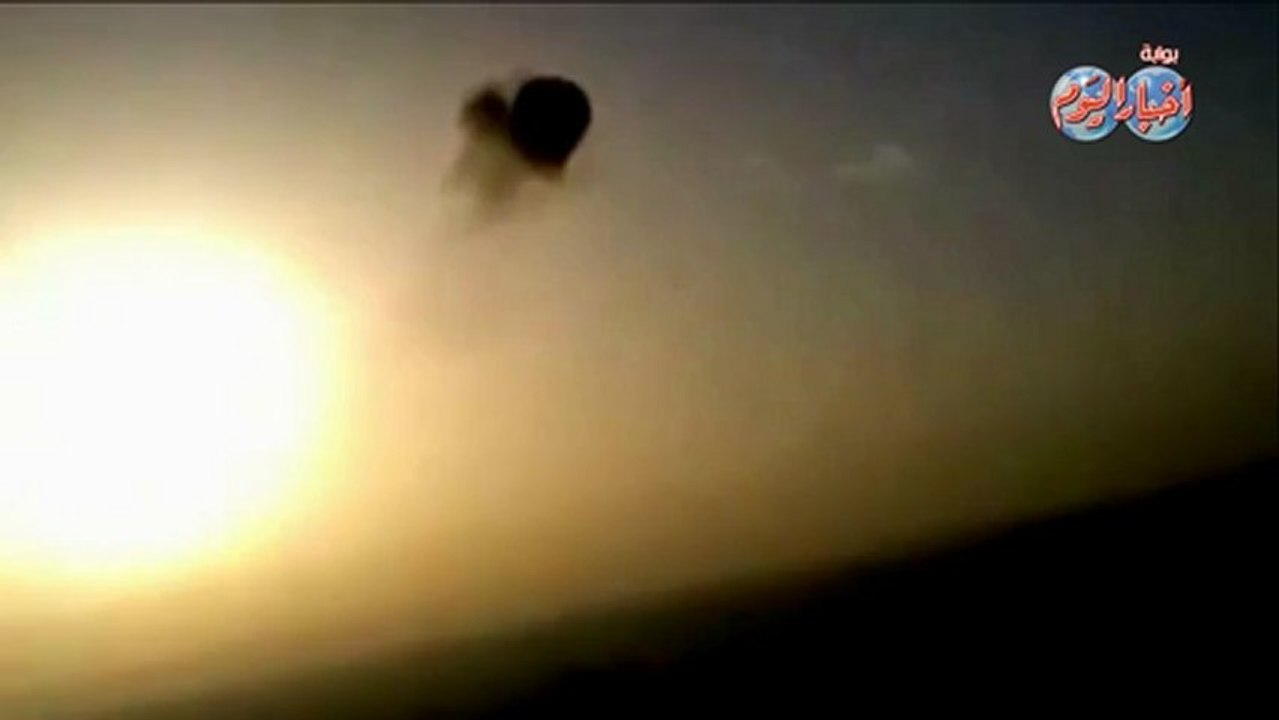 لحظة سقوط المنطاد السياحى بالأقصر