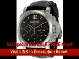 [BEST PRICE] Panerai Men's PAM00356 Luminor Contemporary Chronograph Watch