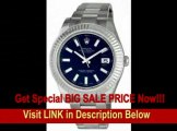 [FOR SALE] Rolex Datejust II Blue Index Dial Fluted 18k White Gold Bezel Oyster Bracelet Mens Watch 116334BLSO