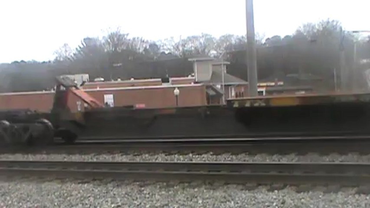 Union Pacific stack train through Austell Ga. into Whitaker Yard.