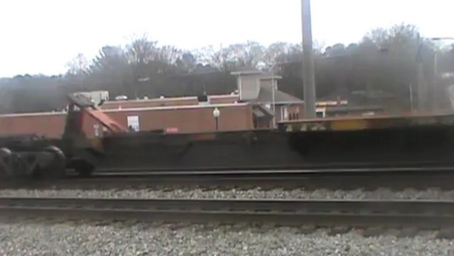Union Pacific stack train through Austell Ga. into Whitaker Yard.