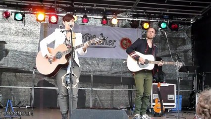 1. On A Sunday (Katja und Johannes Petri) @ StadtFolkFest - Duisburg, 23.06.2012