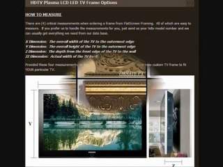 Tv frame, Tv frames, Led tv frame