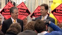 Nick Clegg hails 'stunning' Eastleigh victory