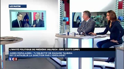 Eric Ciotti était sur le plateau de la matinale de LCI