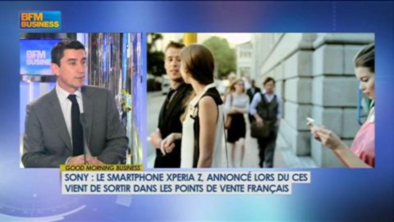 Les innovations de Sony dans le mobile : David Mignot - 1 mars - BFM : Good Morning Business