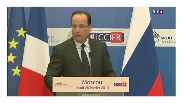 Les blagues de Hollande et Poutine en Russie