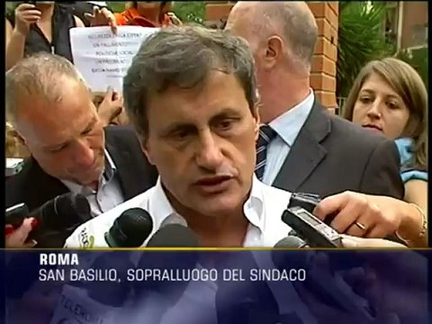 San Basilio, sopralluogo del Sindaco