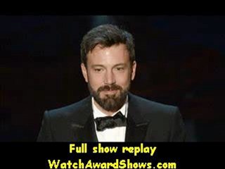 Actor director Ben Affleck presents onstage Academy Awards 2013