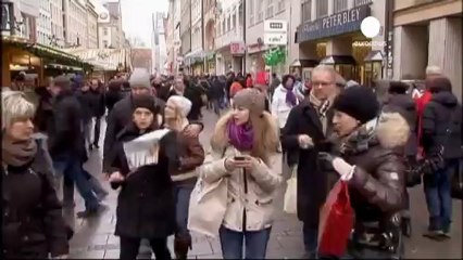 Germans hit the shops in January