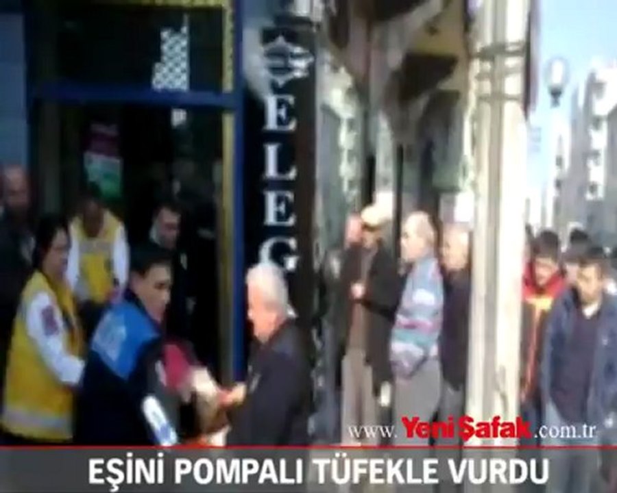 Boşanmak isteyen eşini vurdu