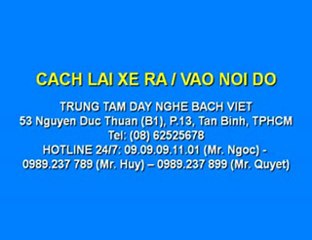 Kinh nghiệm lái xe ra và vào nhà xe