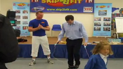 George Osborne tries to skip and mainly fails