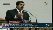 Revolución Bolivariana fortaleció la democracia: Maduro