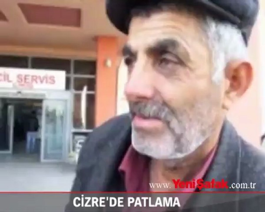 Cizre'de patlama
