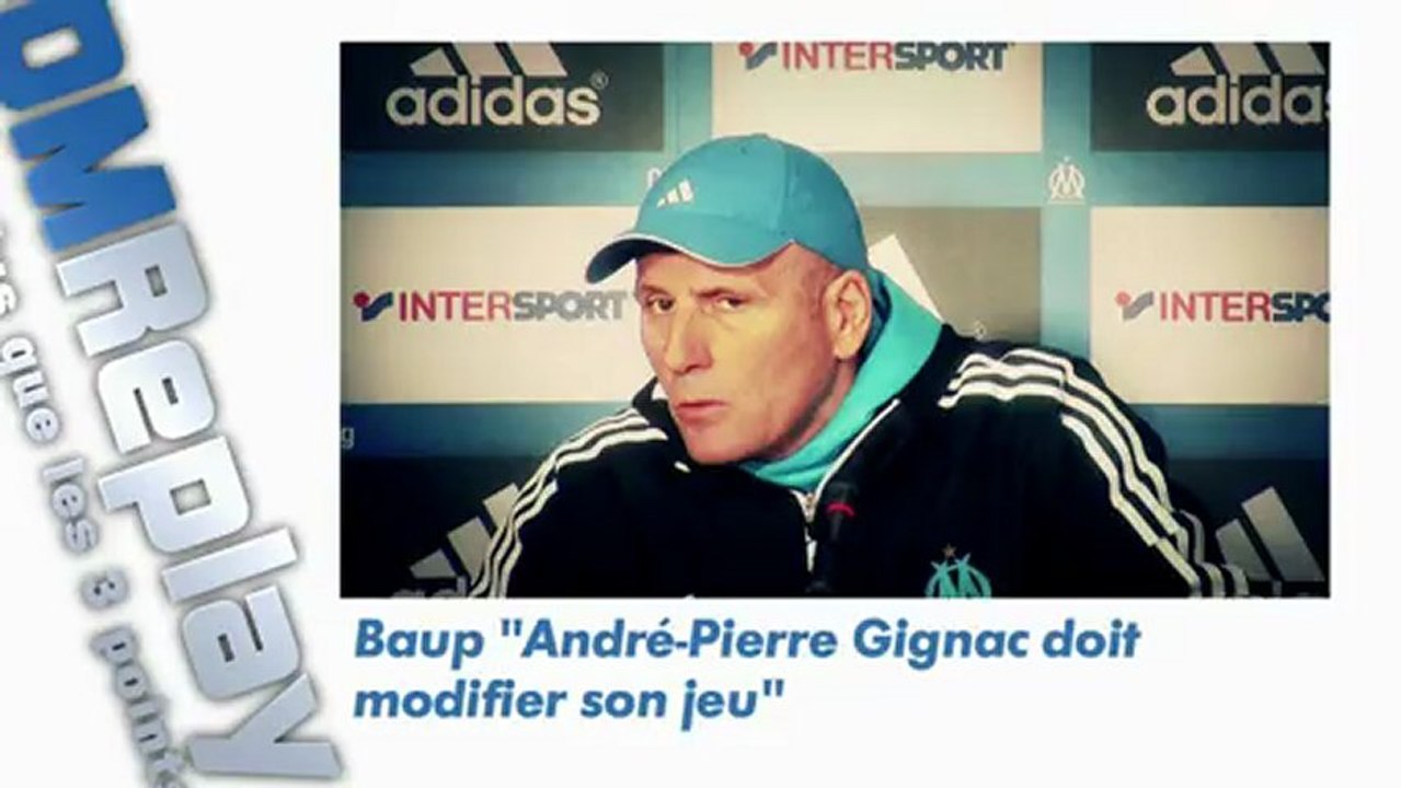 OM : "Gignac doit modifier son jeu"