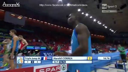 Göteborg championnats d'Europe 2013 Correa qualif triple 16.76m