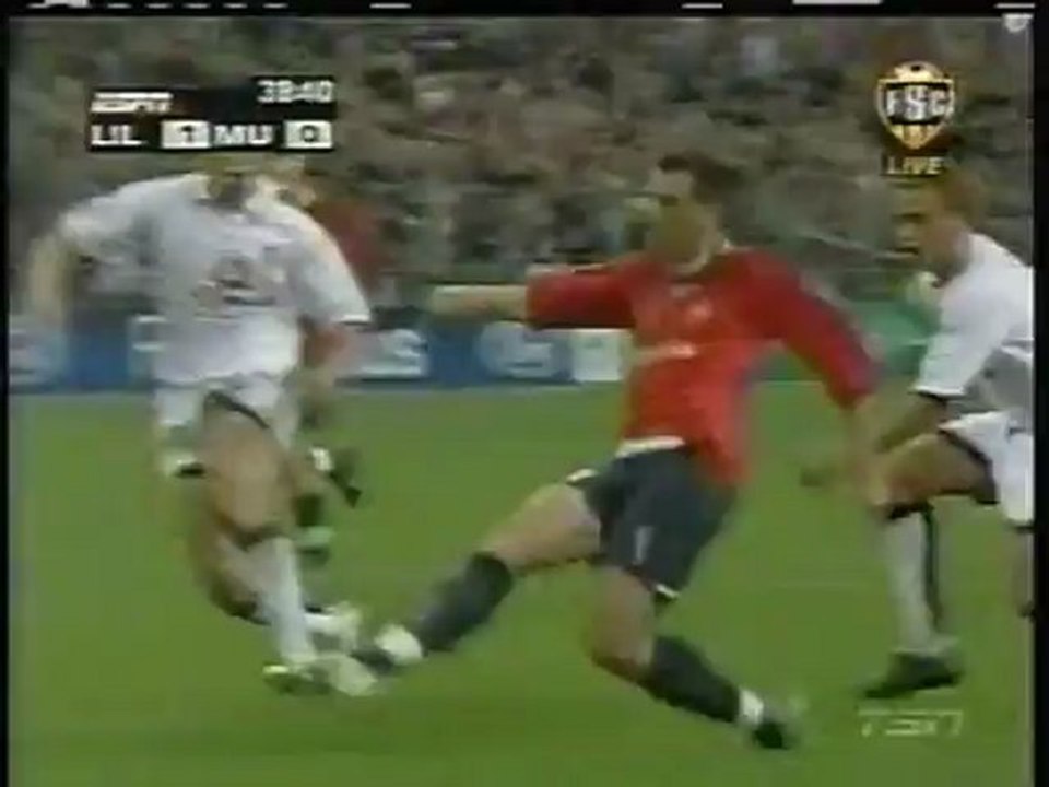 2005 (November 2) Lille OSC (France) 1-Manchester United (England) 0 (Champions League)