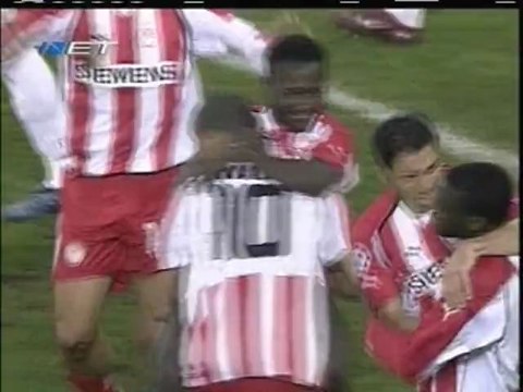 2005 (December 6) Olympiakos (Greece) 2-Real Madrid (Spain) 1 (Champions League)