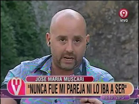Pronto.com.ar Jose María Muscari- 'Nunca fue mi pareja ni lo iba a ser'