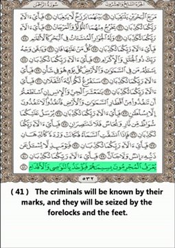 Chapter Ar-Raĥmān (The Beneficent) - Abdul Rahman Al Sudais - English Translation