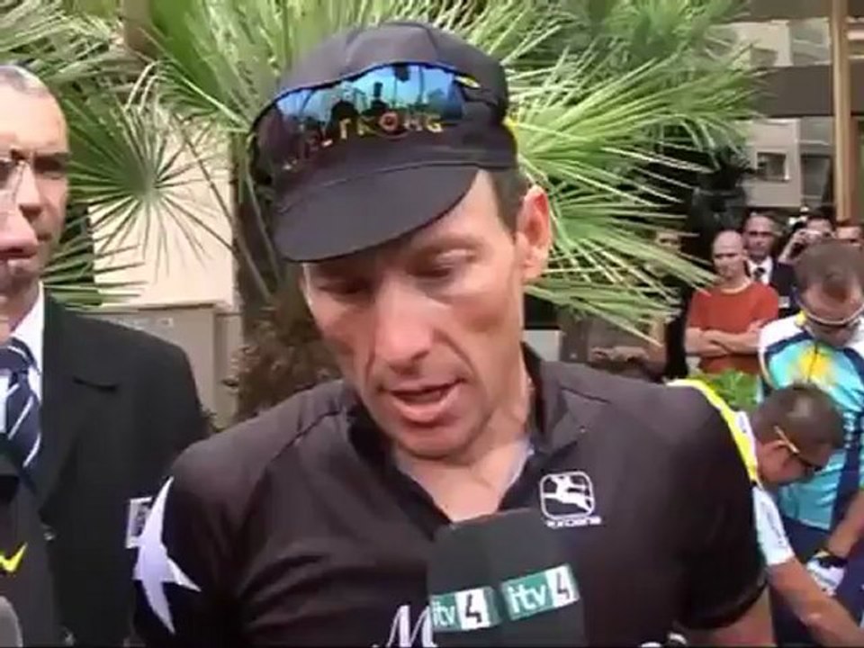 Tour de France 2009 Prologue Lance Armstrong Interview