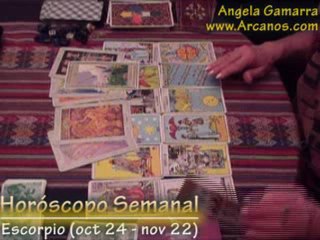 Horoscopo Escorpio del 14 al 20 de diciembre 2008 - Tarot