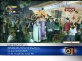 Hija del presidente Chávez presente en inauguración de capilla en el Hospital Militar